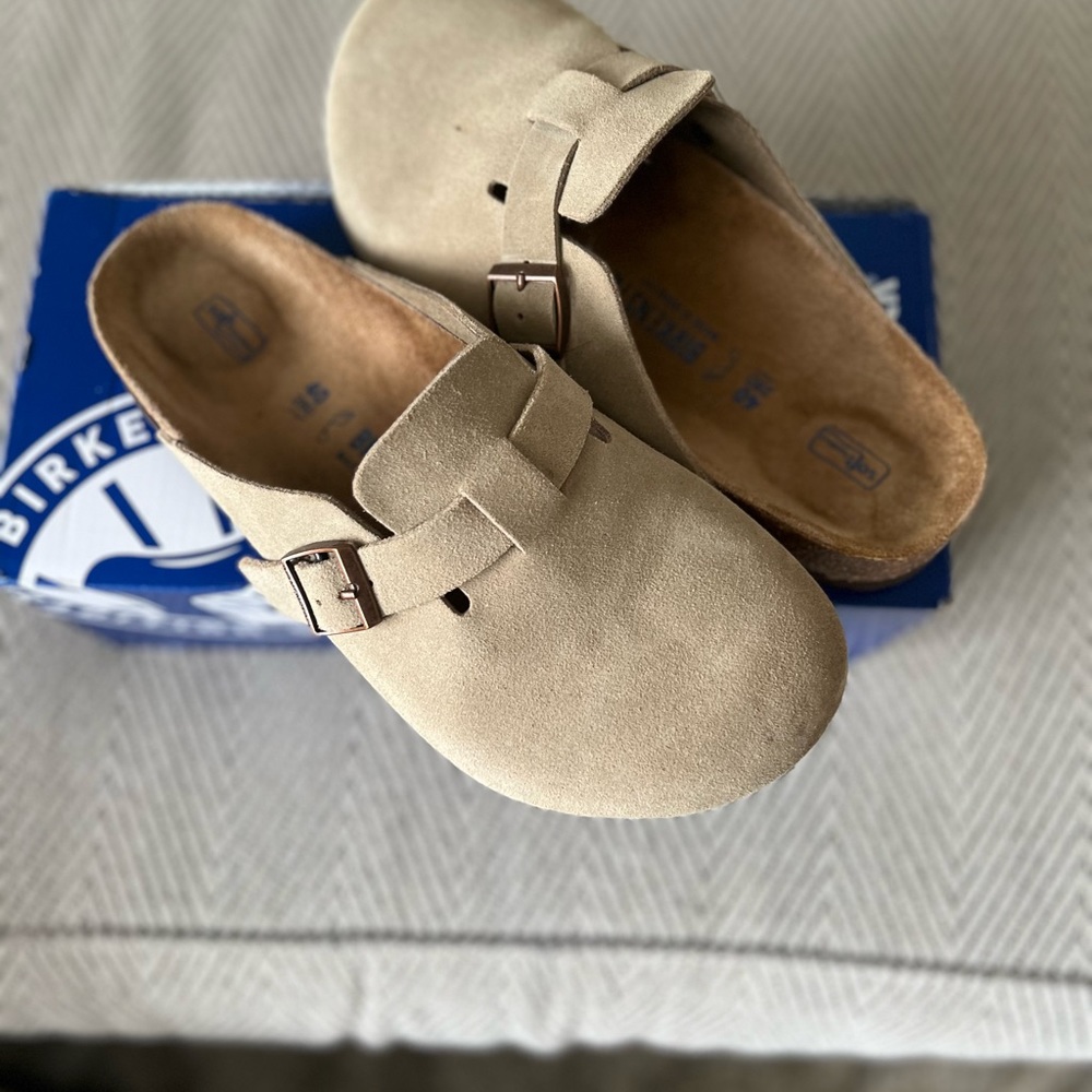 Birkenstock Boston clog Taupe